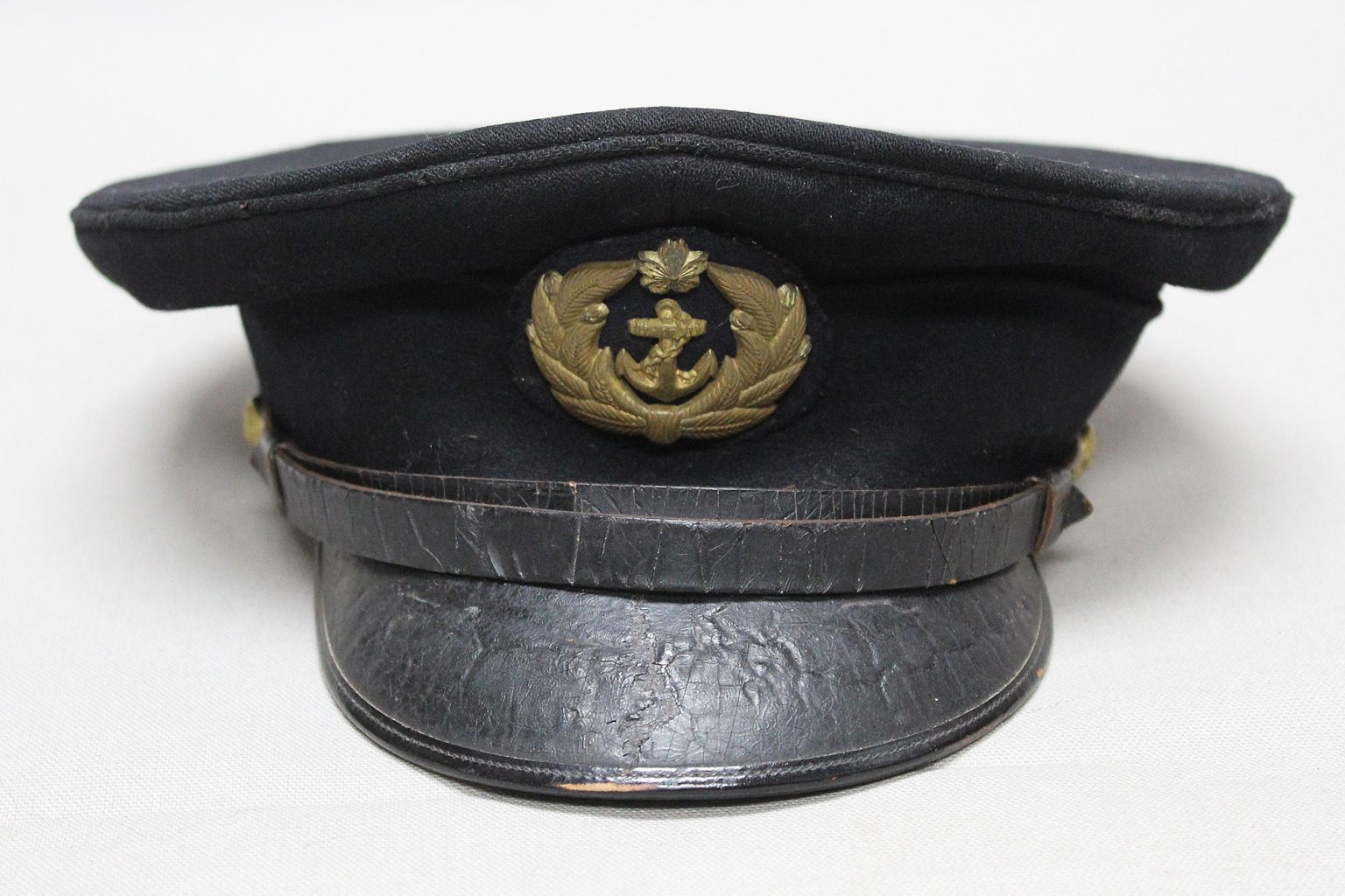 WW2 Japanese Navy Visor 1938 . HM224 - Time Traveler Militaria