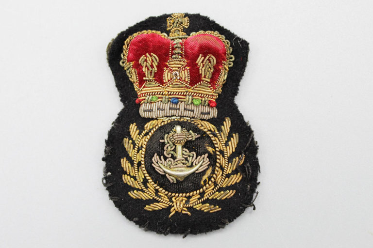 British Royal Navy Chief Petty Officer Cap Insignia . BMX106 - Time ...