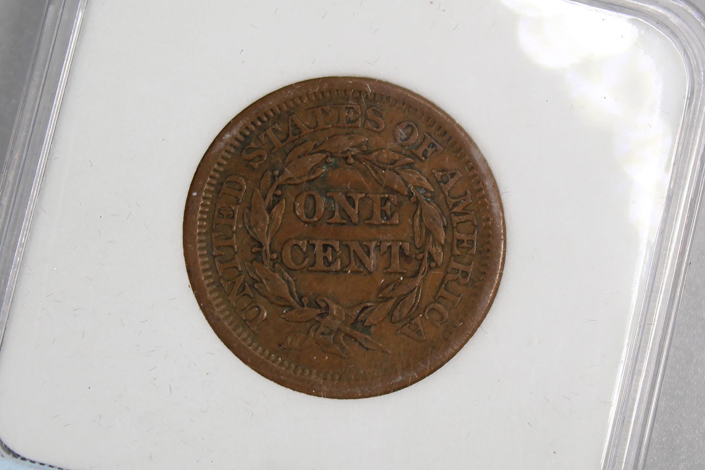 1853 Braided Hair Liberty Head Large Cent Early Copper Penny Coin