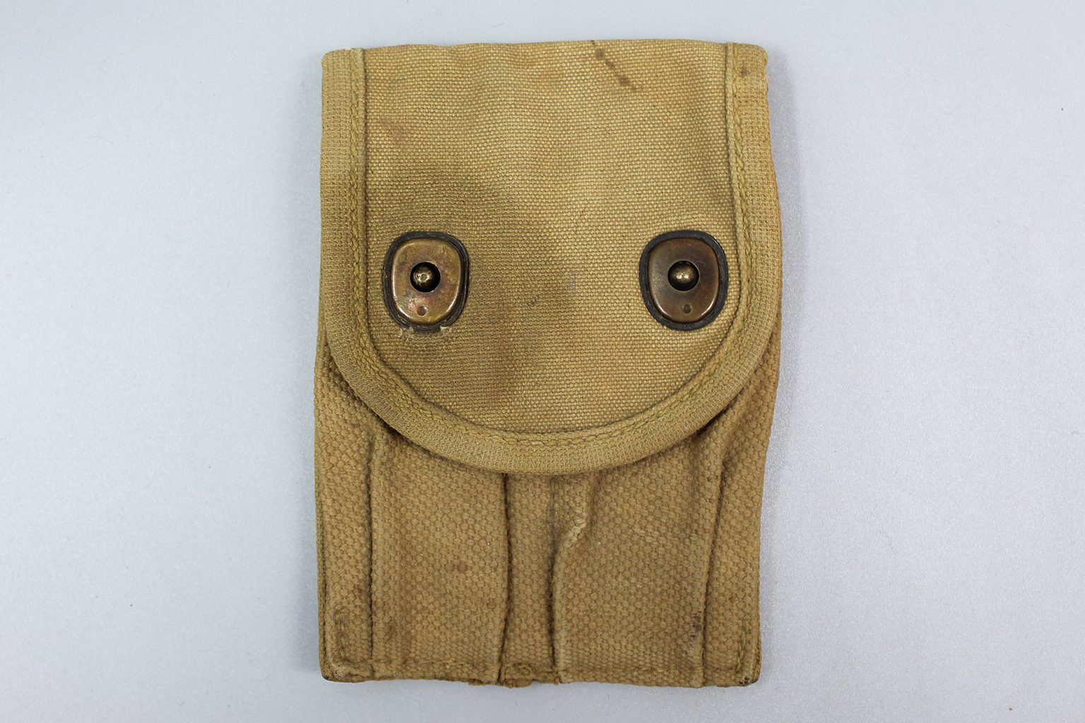 WW1 US Army M-1918 .45 Clip Pouch - 1918 . FLU153 - Time Traveler Militaria