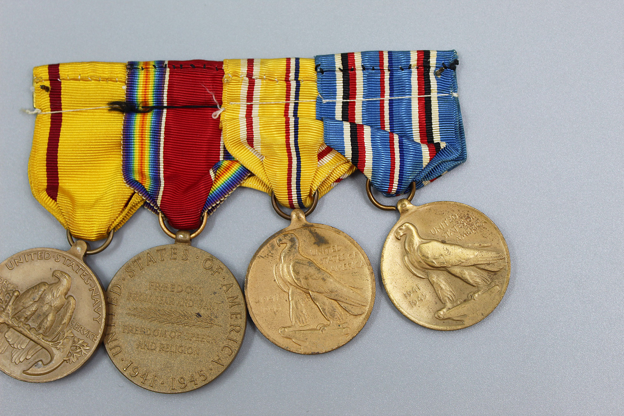 US WW2 Navy 4 Place Medal Bar – China Pacific . YMU621b - Time