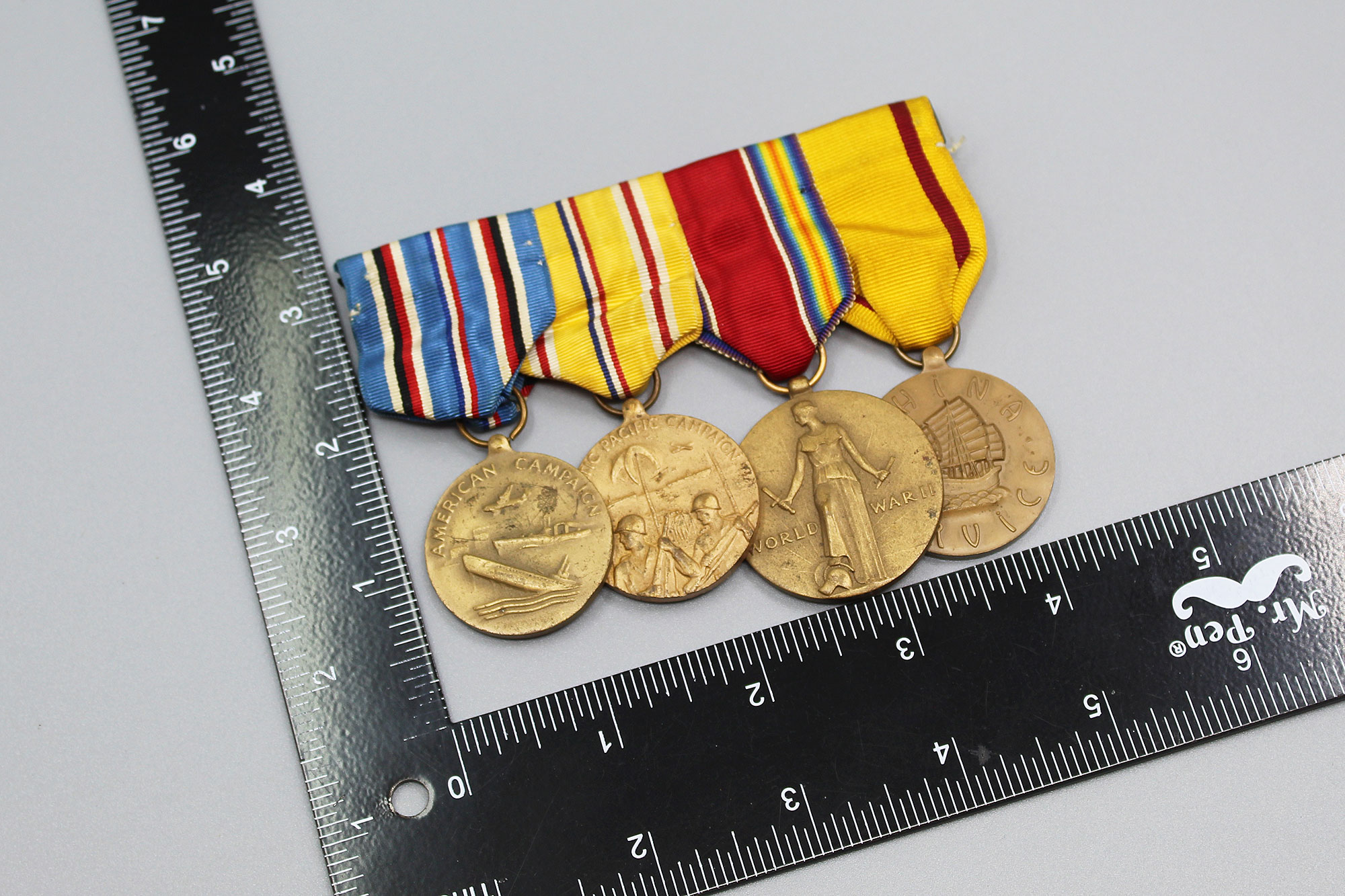 US WW2 Navy 4 Place Medal Bar – China Pacific . YMU621b - Time