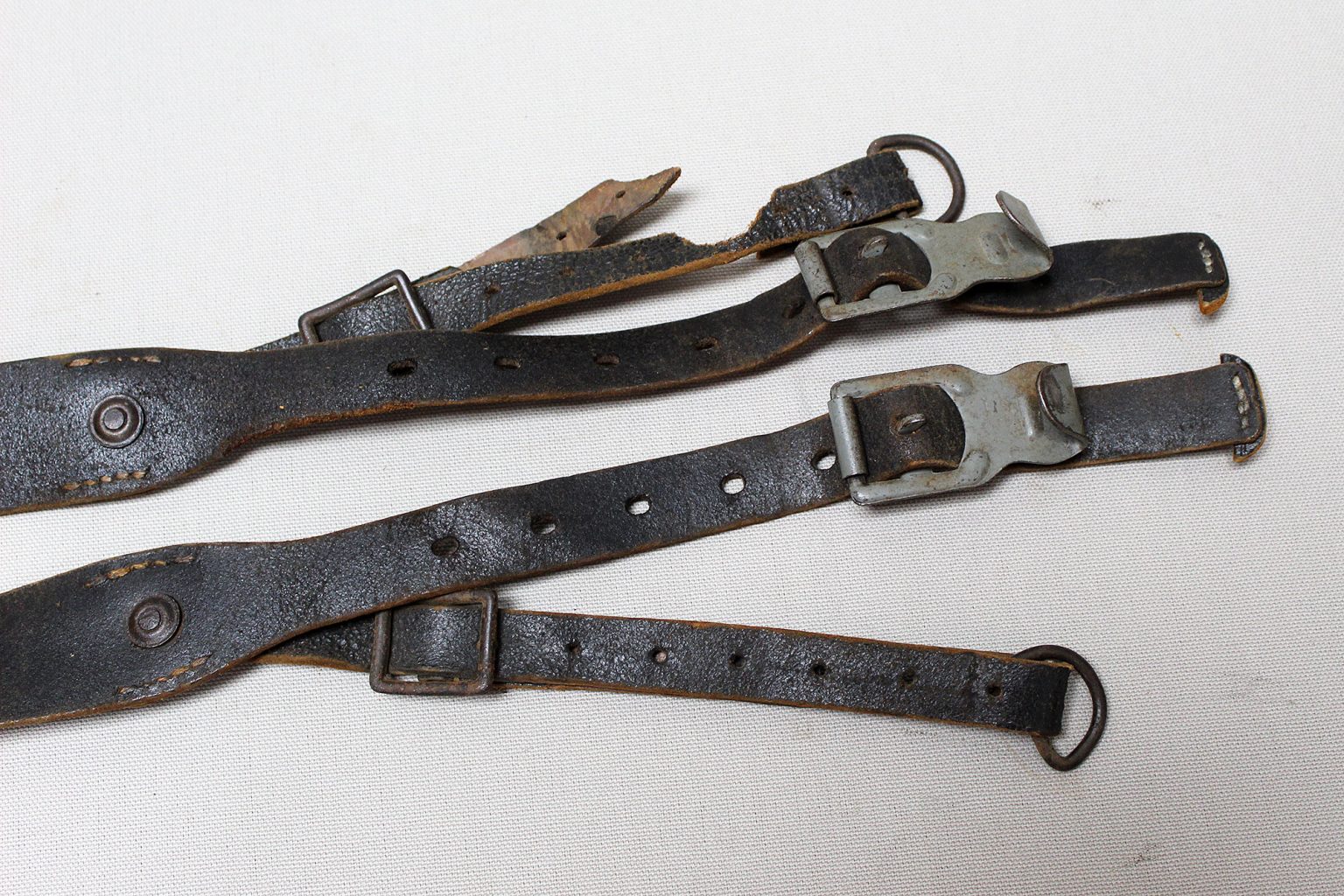 WW2 German Combat Y-Straps (Damaged) . EFL4620 - Time Traveler Militaria