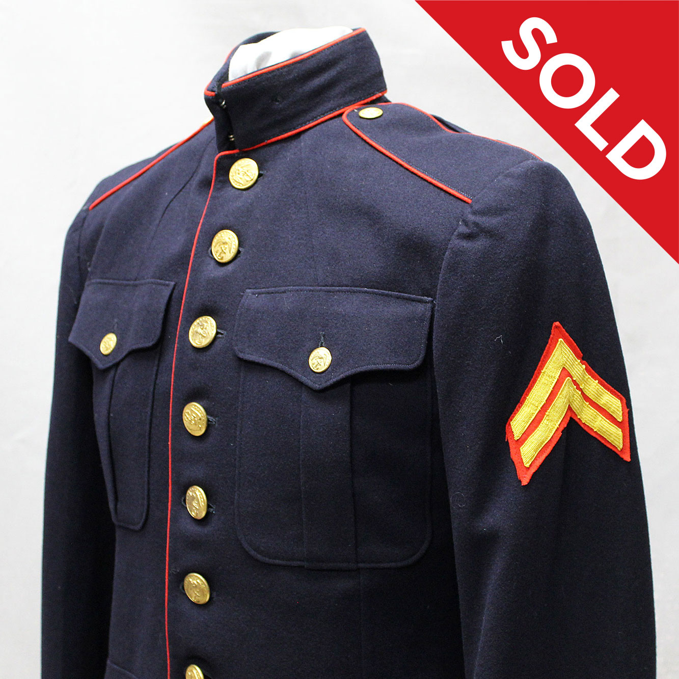 ww2 usmc uniform - Time Traveler Militaria