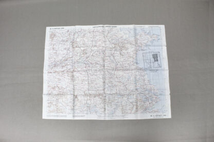 WW2 US Silk Escape Map Asiatic Series – No 34/35 China . FLU3542B