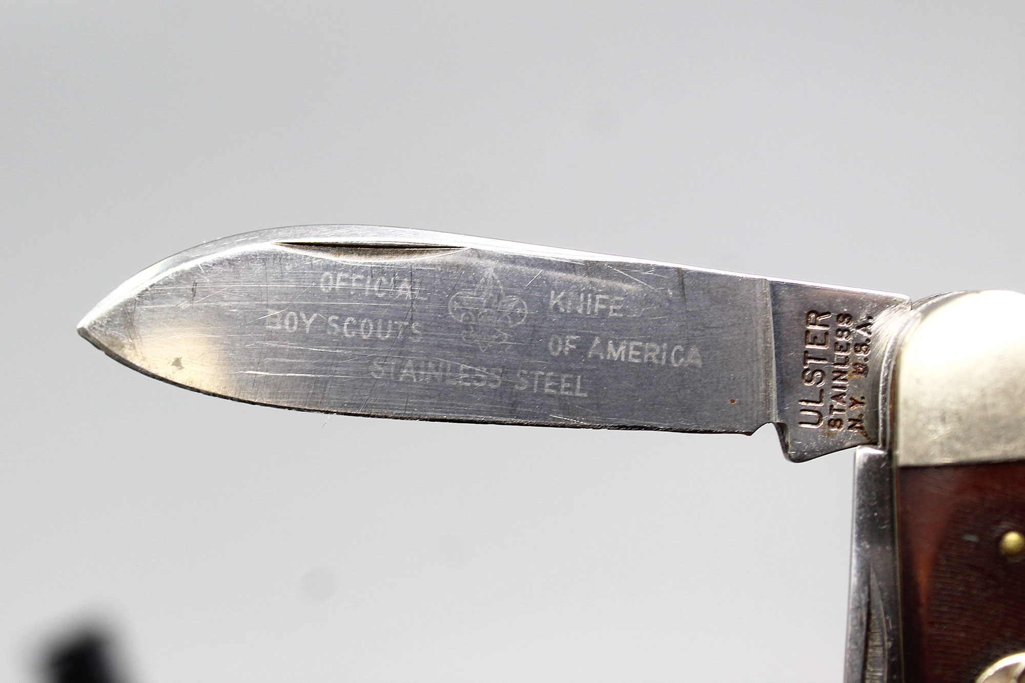 VINTAGE HAMMER BRAND USA 2 BLADE FOLDING POCKET KNIFE R17818