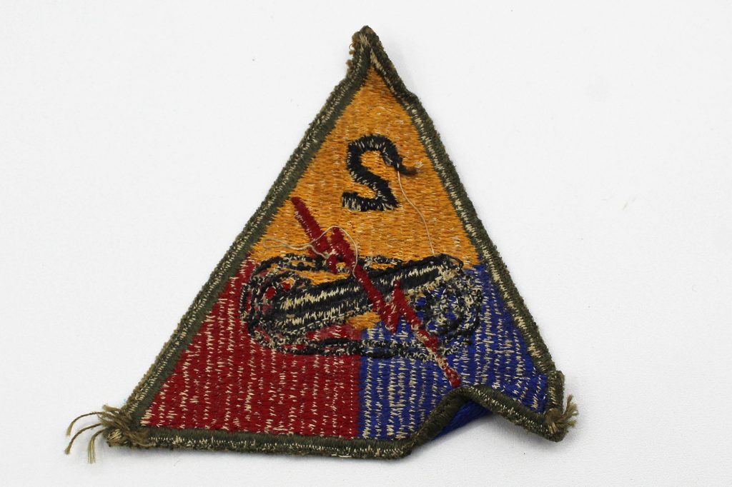 US Army 2nd Armored Division Patch . USP1230 - Time Traveler Militaria