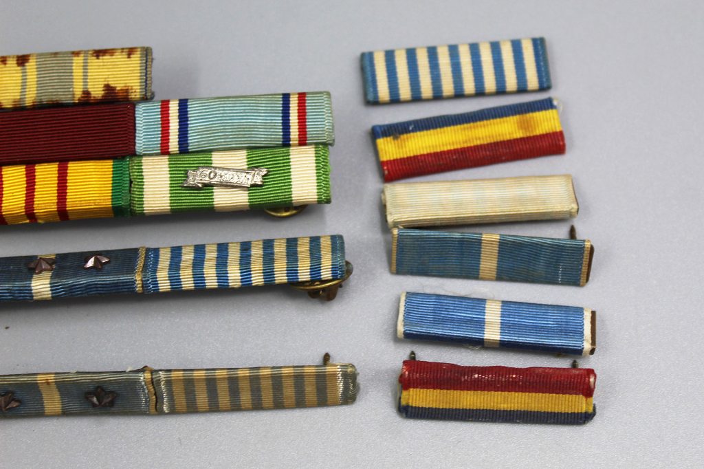 Us Group Of Ribbon Bars Korea Vietnam Ymu4709 Time Traveler Militaria