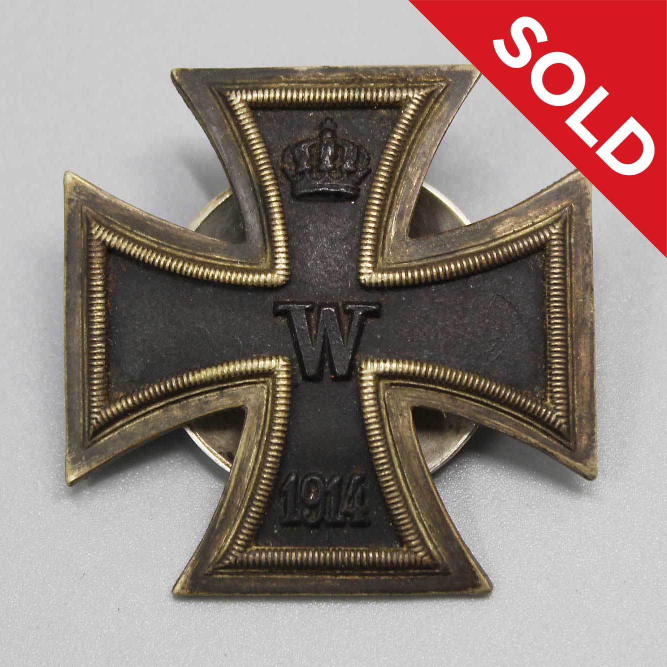 WW1 German Iron Cross . GO6129cxdw - Time Traveler Militaria