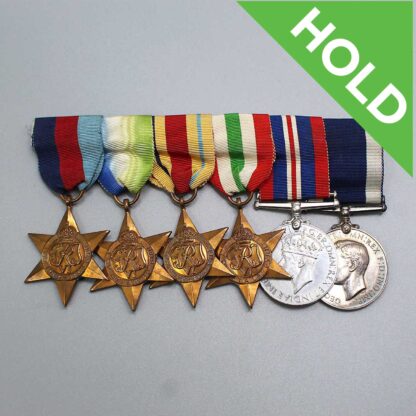 <font color=“#FA0303”> ON HOLD FC0125 </font>WW2 British Navy Medal Bar - HMS VINDICTIVE . BMX154