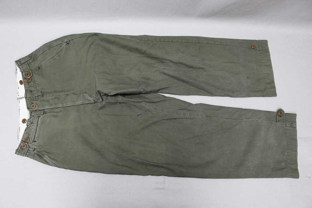 US Army M-1943 Field Trousers - Named . UA1253 - Time Traveler Militaria