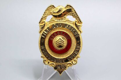 Obsolete Vintage Maryland Fire and Rescue Badge . ANT224