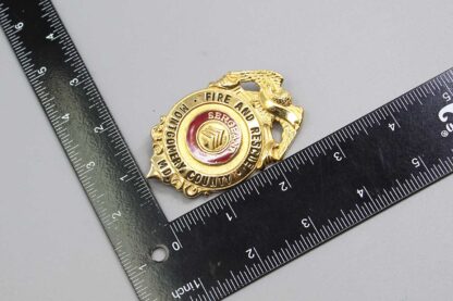 Obsolete Vintage Maryland Fire and Rescue Badge . ANT224 - Image 3