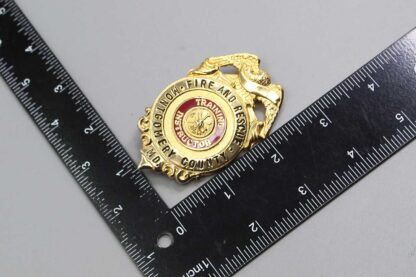 Obsolete Vintage Maryland Fire and Rescue Badge . ANT225 - Image 3