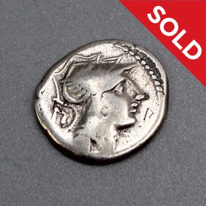 SOLD D. Iunius Salinus 91 BC Roman Silver Denarius Coin . COIN578