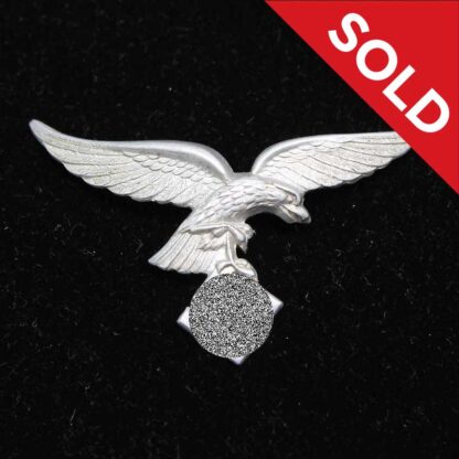 SOLD WW2 German Luftwaffe Visor Eagle . EFL6296cxrs