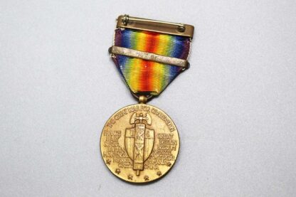 US WW1 Victory Medal w/France Bar . YMU4836 - Image 3