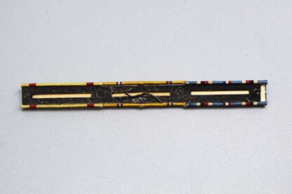 USN/USMC Three Place Wide Ribbon Bar WW2-Korea . YMU4841 - Image 2