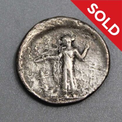 SOLD Siculo Sicily Silver Tetradrachm Coin . COIN361