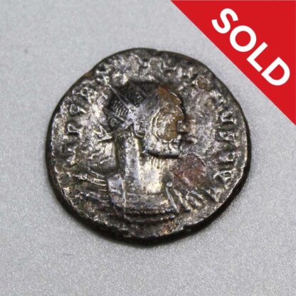 SOLD 270-275 Silvered Bronze Anter Coin Aurelian . COIN588