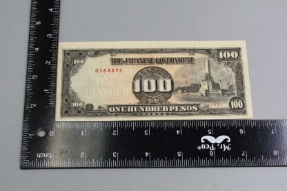 WW2 Japanese Invasion Money 100 Pesos <font color=“#AC18DF”>Price Each</font> . COIN596 - Image 4