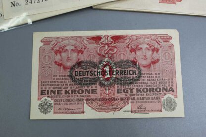 1916 Austria 1 Koruna Currency <font color=“#AC18DF”>Price Each</font> . COIN601 - Image 3