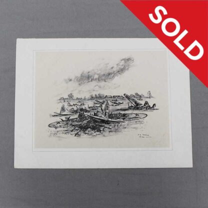 SOLD WW2 German Drawing 1941 . GD1026