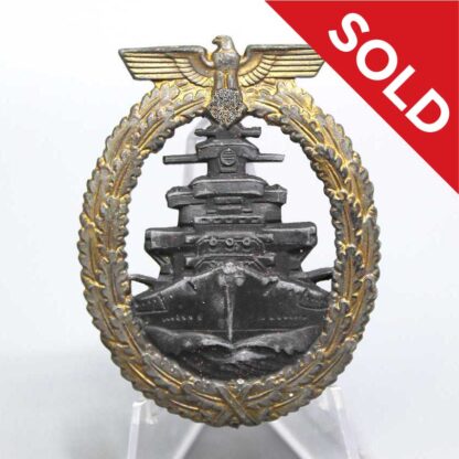 SOLDjn WW2 German KM High Seas Fleet Badge - Orth . GO5103