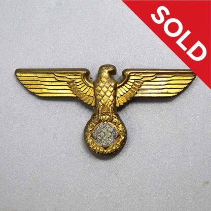 SOLD WW2 German NSDAP Political Cap Eagle - RZM M1/72 . GO6185cxrs