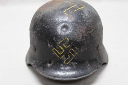 SOLD WW2 German Helmet Shell . HG1508 - Image 3