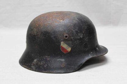 SOLD WW2 German Helmet Shell . HG1508 - Image 4