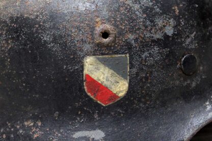 SOLD WW2 German Helmet Shell . HG1508 - Image 5