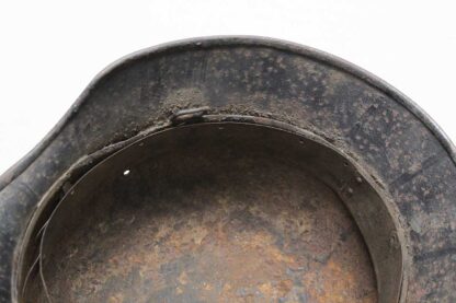 SOLD WW2 German Helmet Shell . HG1508 - Image 9