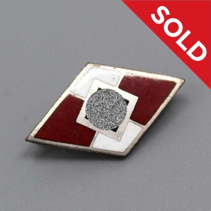 SOLD WW2 German HJ Members Pin RZM M1/105 . PIN4012cxrs2