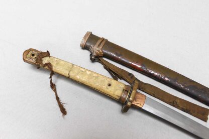 SOLDmm WW2 Japanese Army Officer Sword - Signed . SJ332 - Image 9