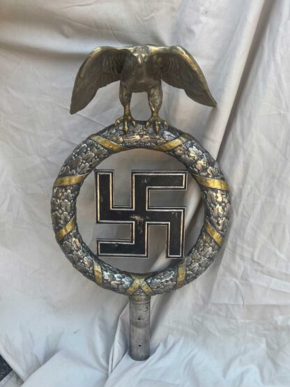 WW2 German Deutschland Erwache Flag Pole Top - POR . SP3003cxmm - Image 2