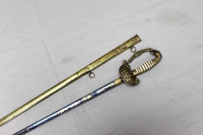 US Early 1800s Militia Officer Eagle Head Sword - AW Spies . SU56