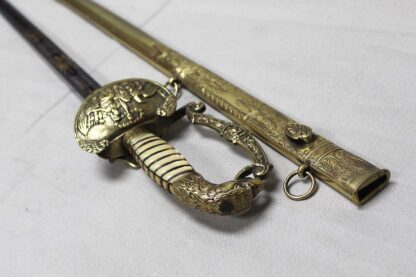 US Early 1800s Militia Officer Eagle Head Sword - AW Spies . SU56 - Image 10