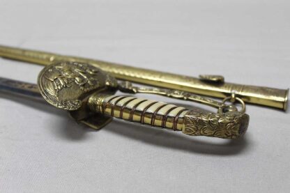 US Early 1800s Militia Officer Eagle Head Sword - AW Spies . SU56 - Image 11