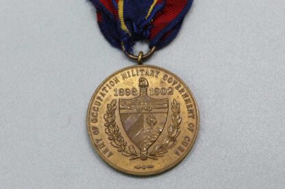 US Army Cuban Occupation Medal M.No.3183 . YMU4855 - Image 2