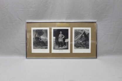 Three Framed American Civil War Prints . CWR566b