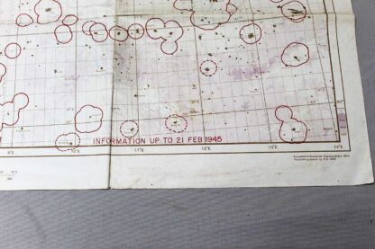 Large 1944/1945 Map London-Berlin - War Office . FLU4803b - Image 6