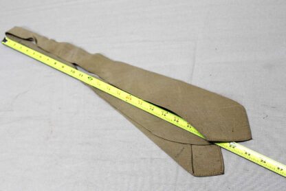 US Army Khaki Tie 1940s-1950s . FLU4900 - Image 4