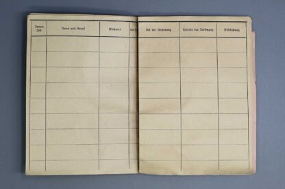 WW2 German DRK Registration Booklet . GD1030 - Image 3