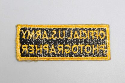 US Army Photographer Patch . USP1297 - Image 2