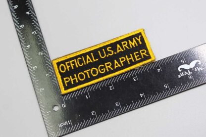 US Army Photographer Patch . USP1297 - Image 3