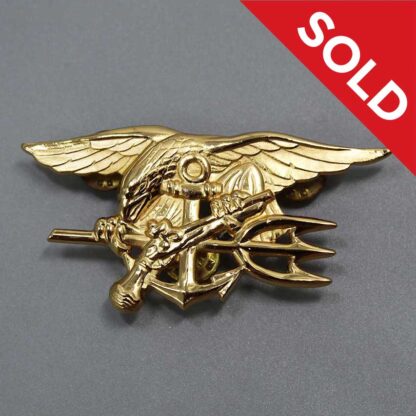 SOLD US Navy Seal Trident Badge K-22-N . FLU4010