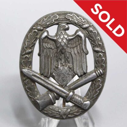 SOLD WW2 German GAB Stamped Zinc . GO5126