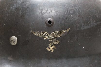 WW2 German M35 Luftwaffe Helmet ET68 . HG1511 - Image 3