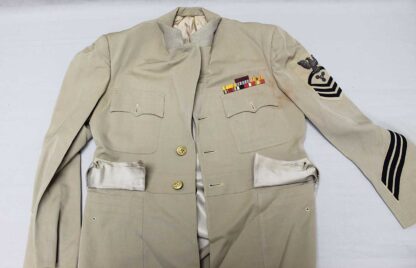 US Navy CPO Tunic w/Stitched on Ribbon Bar . UA1276 - Image 5